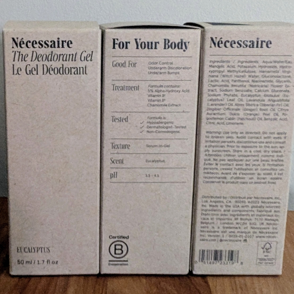 Eucalyptus Deodorant Gel